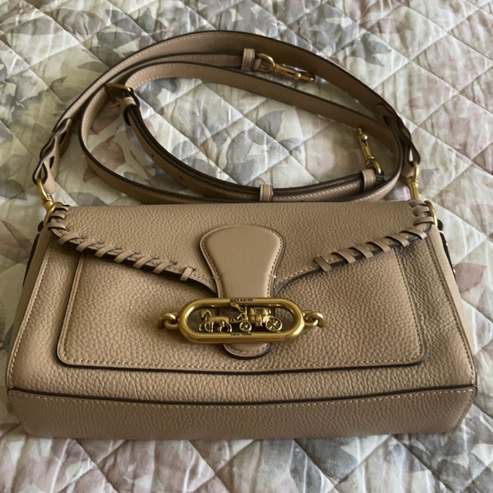 SOLD Coach Jade Shoulder bag with Whipstich.